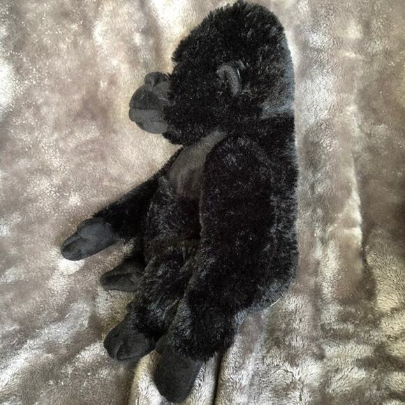 Destination Nation Gorilla Plush Toy Bean Bottom Black Ape Stuffed Animal Monkey - Picture 3 of 10